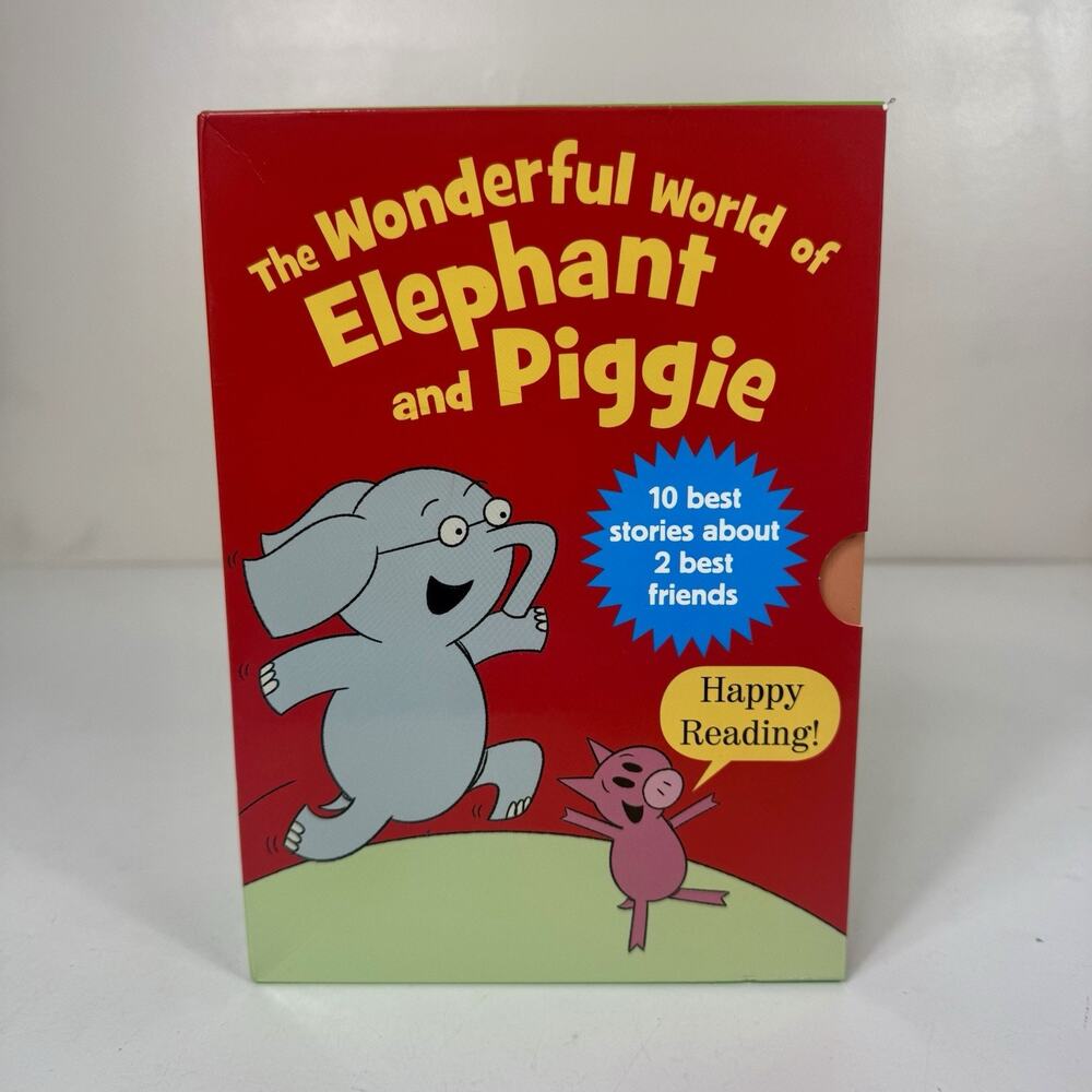 The Wonderful World of Elephant and Piggie 10 Book Box Set by Mo Willems - PB